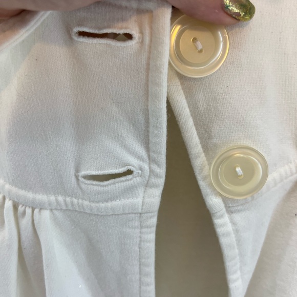 CROFT & BARROW CREAM CAPE BLAZER JACKET WARM XL TOP SHIRT BLOUSE POCKETS EUC - Picture 10 of 16